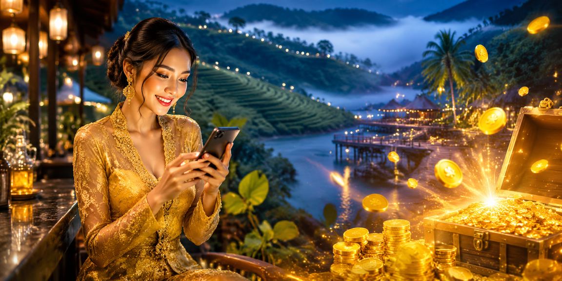 Pemain Malaysia berbaju kebaya bermain pertaruhan sukan badminton melalui telefon pintar